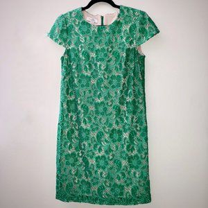 IVY & BLUE | GREEN LACE DRESS